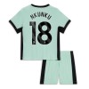 Original Trikotsatz Chelsea Nkunku 18 Ausweichtrikot 2023-24 Für Kinder